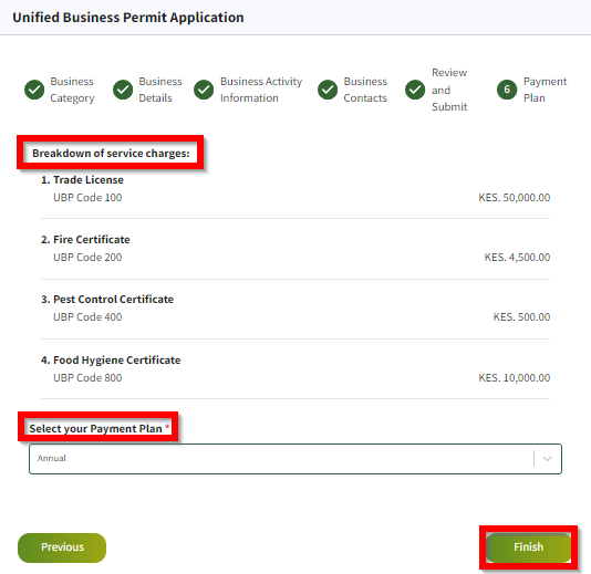 Choose your preferred payment plan e.g. annual, bi-annual, or quarterly