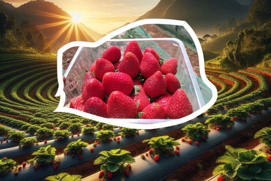 An illustrative image as used in an article about Strawberry Farming in Kenya