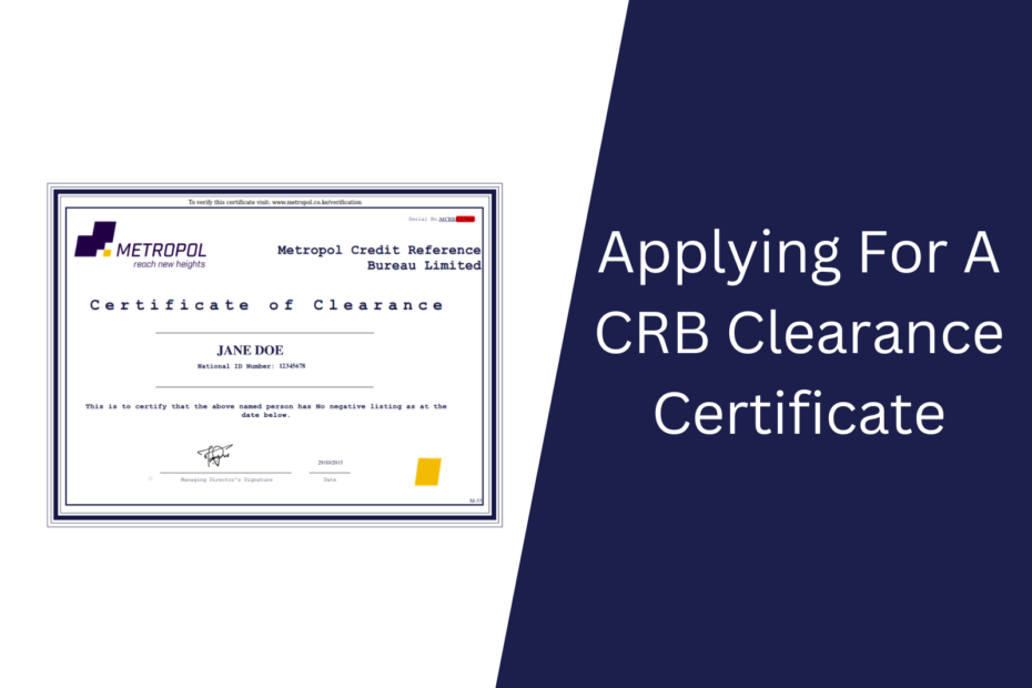 Featured Image CRB Clearance Certificate Application Process