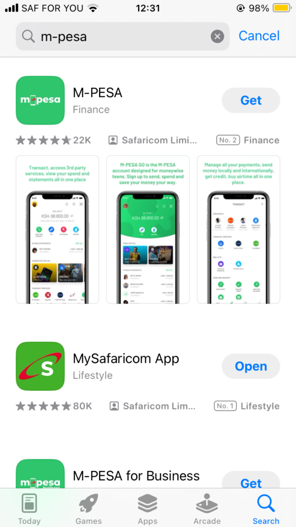 Mpesa App