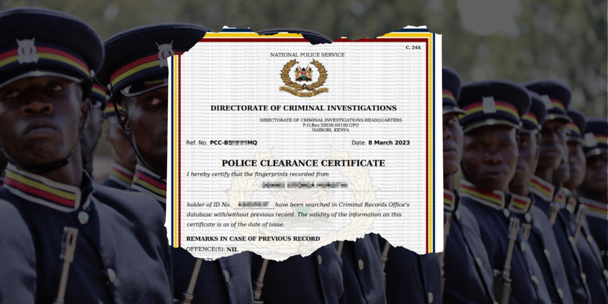 Featured Image for - Police Clearance Certificate Kenya Application Process