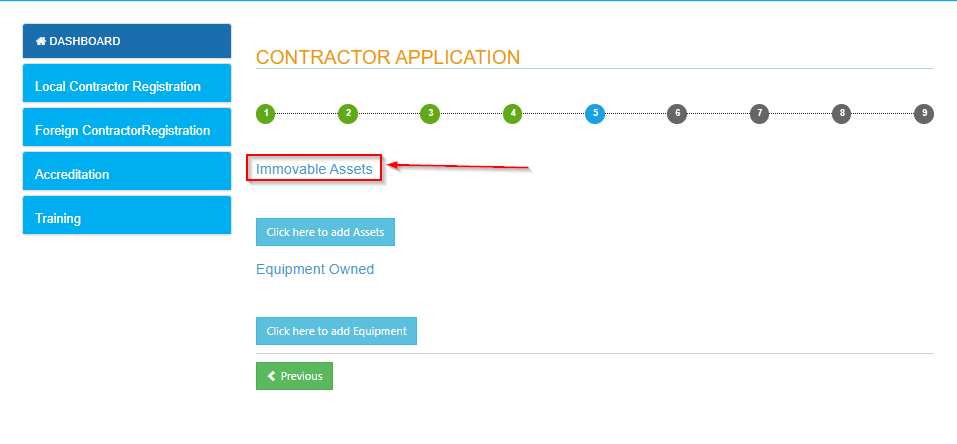 Step 12: Fill Up Your Asset Information
