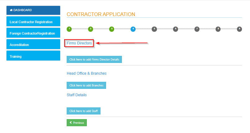 Step 11: Provide Director(s) Information