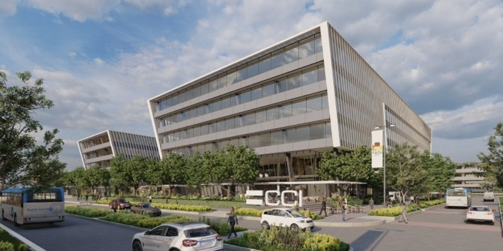 A 3D Render of The Call Centre International (CCI Global) Located in Tatu City, Ruiru